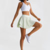 Henny Tennis Skirt, Light Green