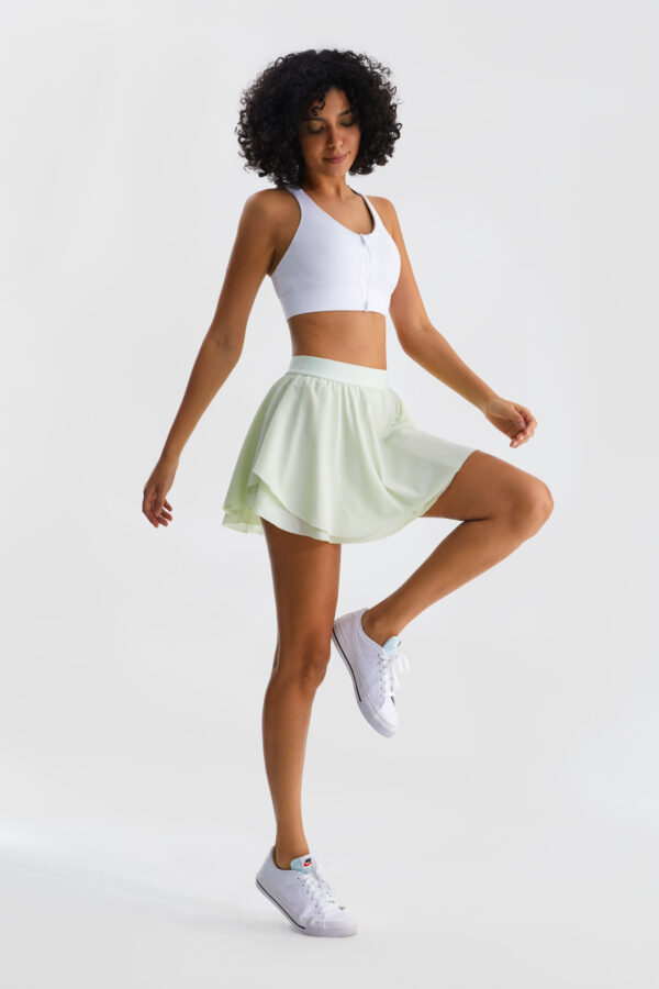 Henny Tennis Skirt, Light Green