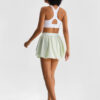 Henny Tennis Skirt, Light Green