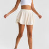 Henny Tennis Skirt, Milk Yellow