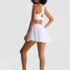 Henny Tennis Skirt, White