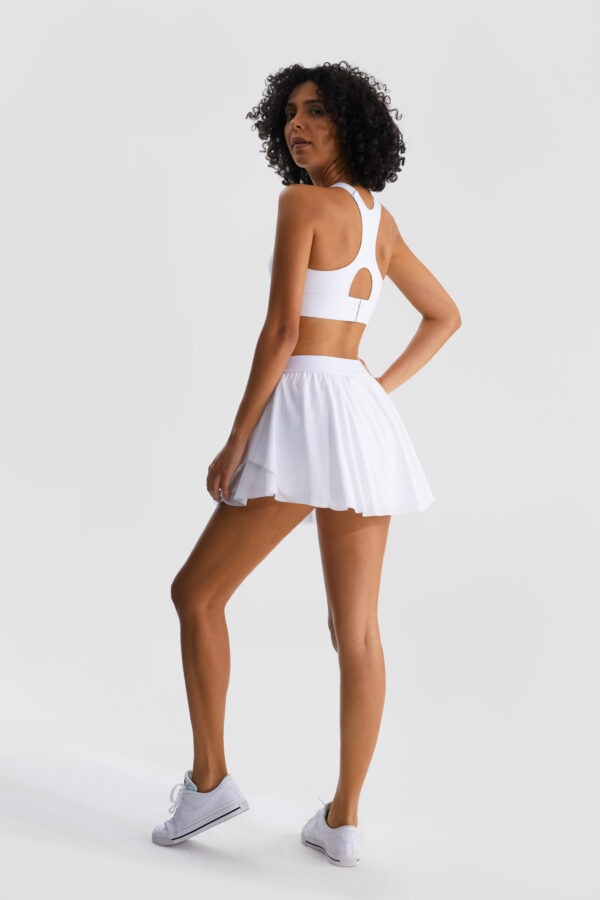 Henny Tennis Skirt, White