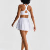 Henny Tennis Skirt, White