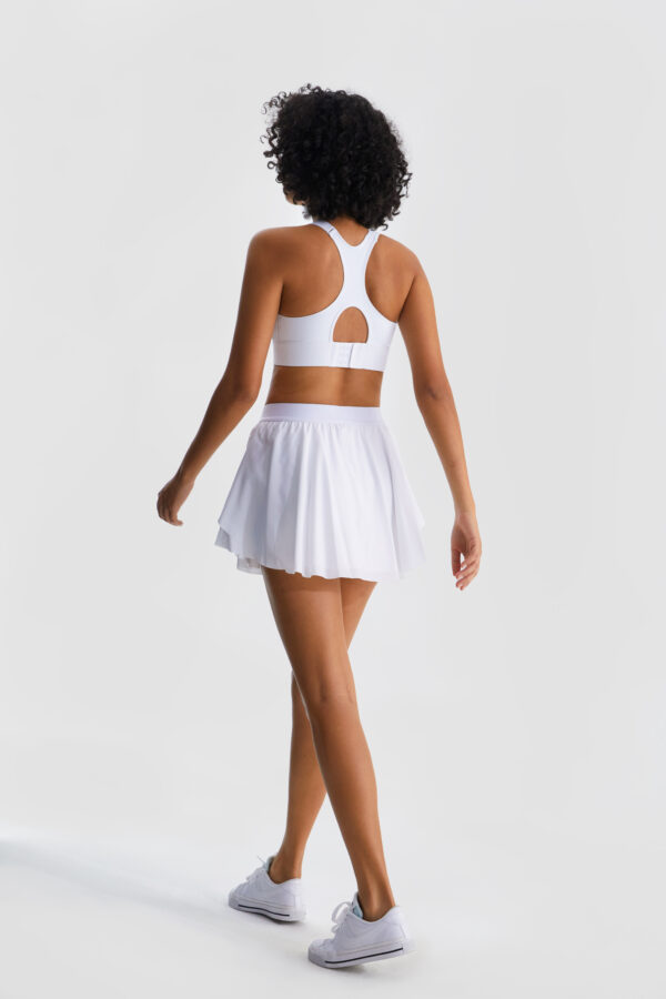 Henny Tennis Skirt, White