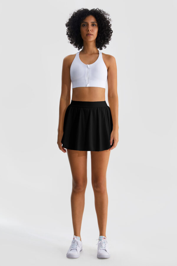 Henny Tennis Skirt, Black