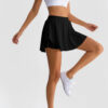 Henny Tennis Skirt, Black