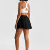 Henny Tennis Skirt, Black