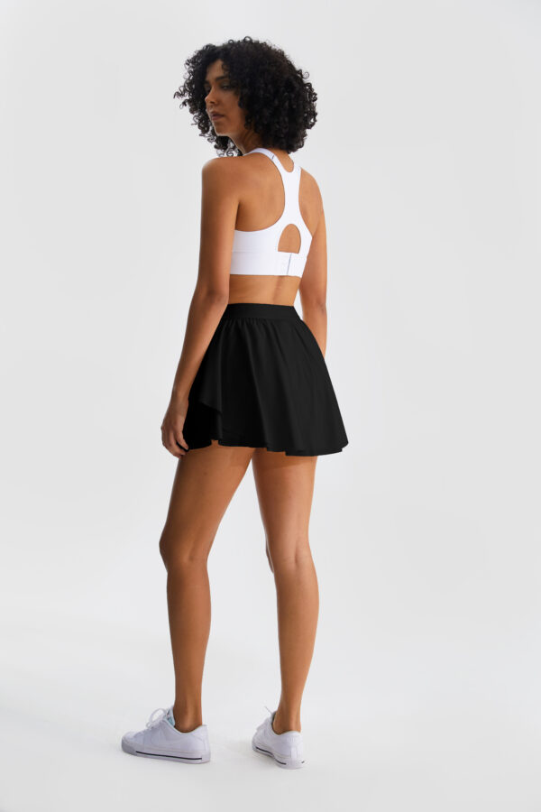 Henny Tennis Skirt, Black