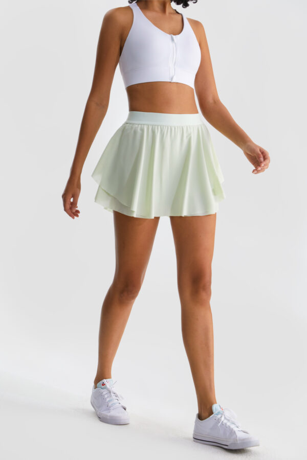 Henny Tennis Skirt, Light Green