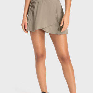 Lucy Tennis Skirt, Light Khaki