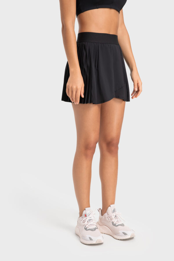 Lucy Tennis Skirt, Black