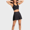 Louise Tennis Skirt, Black