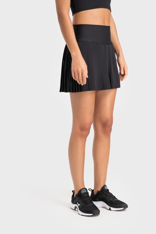 Louise Tennis Skirt, Black