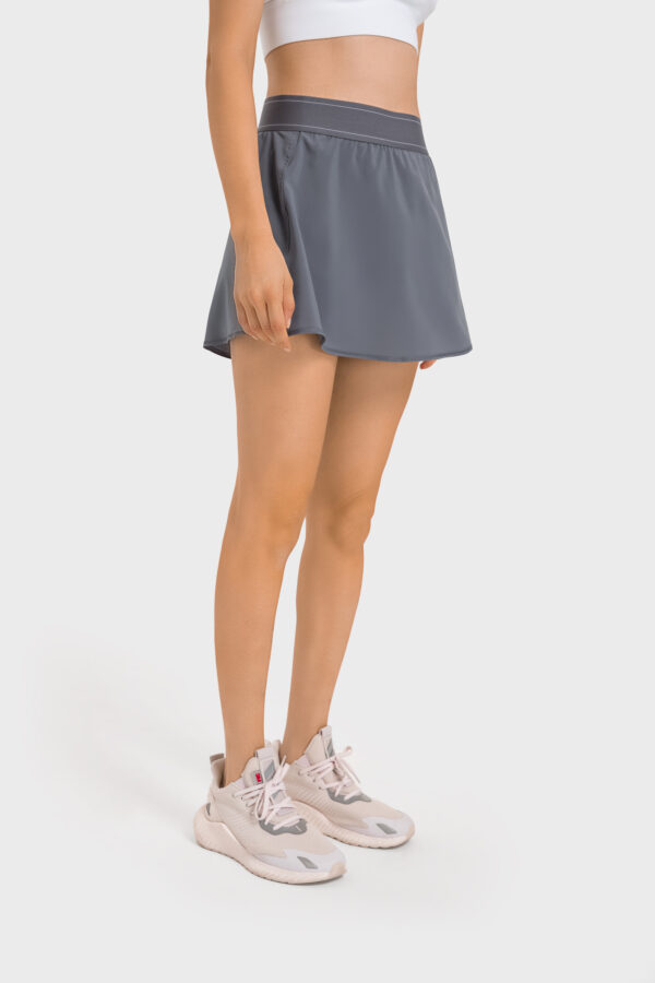 Ketty Tennis Skirt, Grey