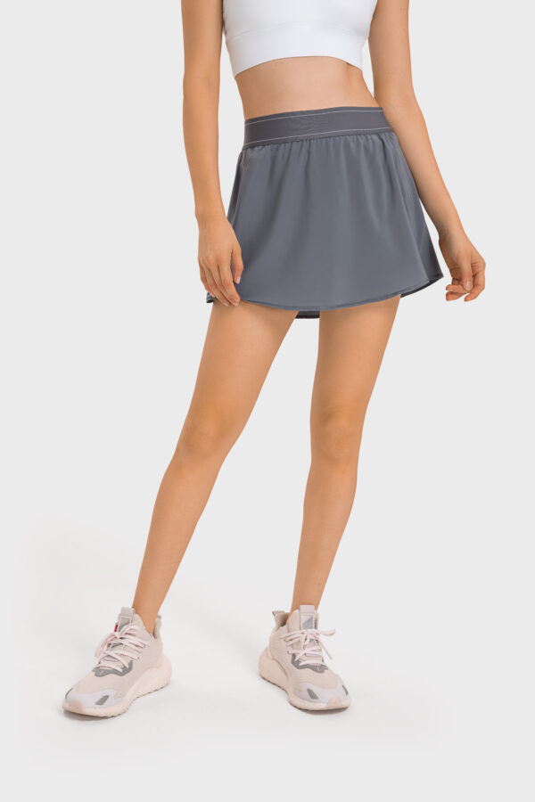 Ketty Tennis Skirt, Grey