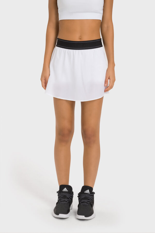 Ketty Tennis Skirt, White