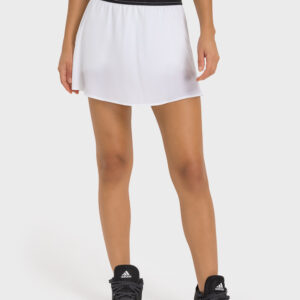 Ketty Tennis Skirt, White