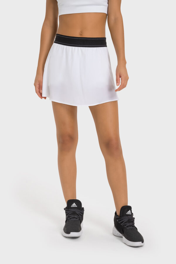 Ketty Tennis Skirt, White