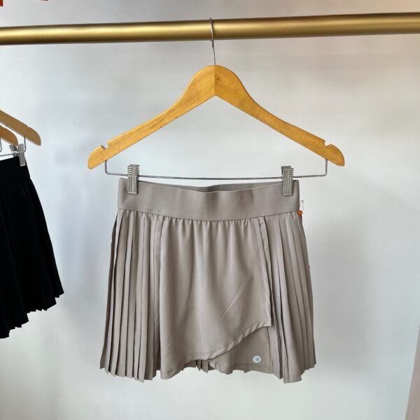 Lucy Tennis Skirt, Light Khaki