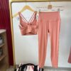 Angel Bra Legging Yoga Set, Coral