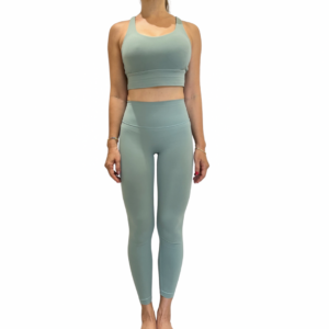 Angel Bra Legging Yoga Set, Green