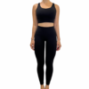 Angel Bra Legging Yoga Set, Black